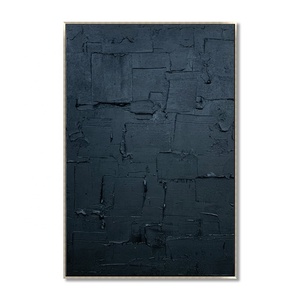 Peinture à l'huile purement artisanale sur toile, paysage moderne, décoration pour canapé, salon, porche, couloir, allée, JZ Arts - Product Image 1
