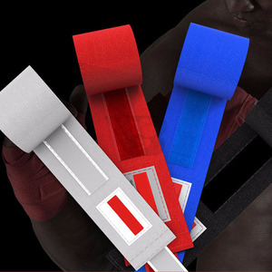 Bandages de boxe en tissu néoprène élastique personnalisables avec logo, à prix réduit, pour la remise en forme, vente en gros - Product Image 4