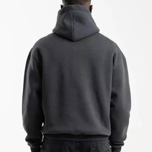 Sweat à capuche ample et épais en molleton bouclette 500 g/m² 100 % coton pour homme - Product Image 2