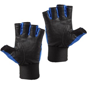 High Quality Weightlifting Workout Gym Fitness Cross Training Short Finger Men Powerlifting Hand <b>Gloves</b> - Product Image 4