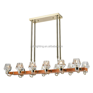 Bán Buôn Hiện Đại Pha Lê Mặt Dây Chuyền Đèn Đặt Hàng Số Lượng Lớn Tùy Chỉnh Sang Trọng Đèn Chùm Pha Lê Cho Khách Sạn Sảnh Chiếu Sáng - Product Image 4