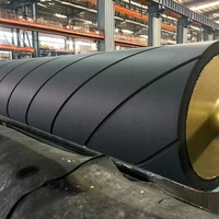 Rouleaux en caoutchouc Phoenix Abc modèle 2026 pour l'industrie du contreplaqué, dureté 45-65 Shore A, couleur rouge, pour le moulage et la découpe