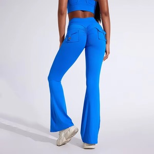 Custom Wholesale Breathable Solid High Waist Yoga Pants – Butt Lift Gym Fitness Tights Sports <b>Leggings</b> for Women - Product Image 3
