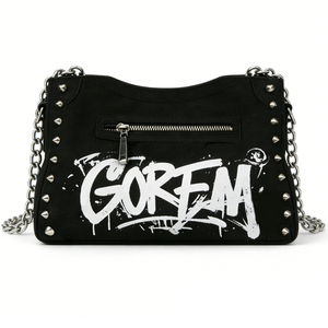 Bolso de Hombro de Diseño de Alta Gama para Mujer, Cartera de Lona Negra de PVC a la Moda, Estilo Europeo y Americano - Product Image 3