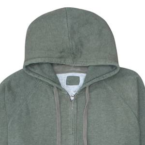 Distressed Acid Wash Hoodie <b>Rhinestones</b> Vintage Oversized Men Zip Up Sweatshirt Street Wear Style Hooded <b>Jacket</b> High Quality - Product Image 3