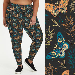 Leggings Populares 2026 de Tallas Grandes con Estampado de Hojas, Pantalones de Yoga Ajustados, Leggings Deportivos Morados para Mujeres, Señoras y Chicas - Product Image 6