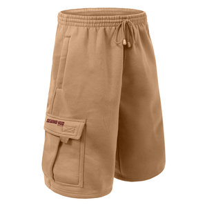 Pantalones cortos casuales de algodón y felpa para hombre, de corte relajado, atléticos, para gimnasio, deporte, viajes y uso diario. - Product Image 3