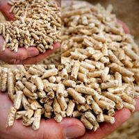 Granulés de bois naturels, granulés de bois véritable, bûches de chauffage moulées pour poêles et chaudières