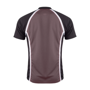 เสื้อเจอร์ซีย์กีฬาคอเฮนลีย์ แขนสั้น ผ้าฝ้าย 100% สีบล็อก  แบบทีม  ทรงแร็กแลน  โลโก้ด้านหน้า สำหรับฝึกซ้อมเบสบอล ซอฟต์บอล - Product Image 4