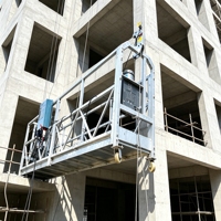 Plateforme suspendue ZLP800, gondole électrique pour la maintenance des bâtiments, pour les opérations aériennes en hauteur