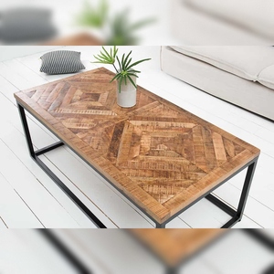 Table basse Vandana International Vintage Antique Moderne 100 cm en bois de manguier, écologique, durable, meuble de rangement pour salon - Product Image 4