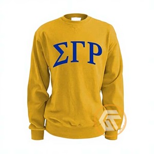 Sweat-shirt pour femme personnalisé en coton molletonné brodé Sigma Gamma Rho, écologique et de haute qualité - Product Image 1