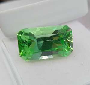 พลอยมรกตสีเขียวธรรมชาติทรงแปดเหลี่ยมคุณภาพพรีเมียม สำหรับทำเครื่องประดับ ประจำเดือนกันยายน - Product Image 4