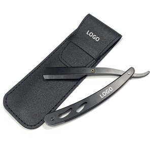 Rasoir de Barbier Japonais à Double Lame en Acier Inoxydable, Étanche, Coupe Droite, Design Personnalisé, Haut de Gamme, pour Hommes - Product Image 1