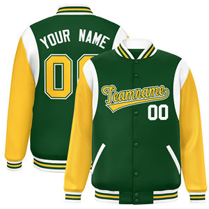 Chaqueta Universitaria Unisex de Alta Calidad para Hombre y Mujer, Chaqueta de Béisbol con Estampado Personalizado - Product Image 1