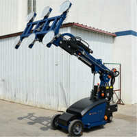 Robot de levage à vide autopropulsé multifonctionnel pour l'installation de verre et de marbre