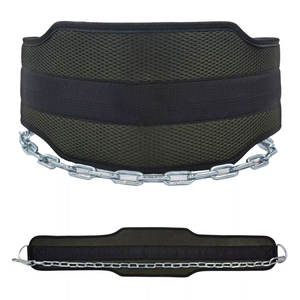 Ceinture de Compression en Nylon Durable pour Musculation avec Chaîne en Acier pour Tractions, Entraînement, Accessoires de Gym, Force - Product Image 1