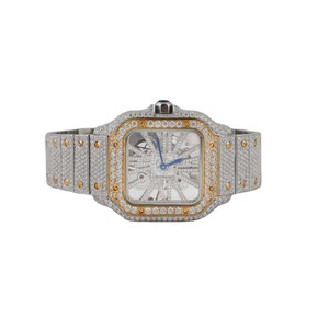 Reloj de Lujo con Diamantes Moissanite, Estilo Hip Hop, para Hombre y Mujer, Unisex - Product Image 4