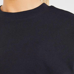 Women Black T shirt Cotton/Polyester Blend Oversized Cotton Solid T Shirts Women Vintage Tees Baggy Hip Hop Unisex Oversized T S - Product Image 6