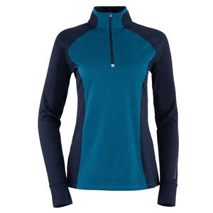 Camisa de equitación de lujo para mujer, transpirable, de compresión, capa base ecuestre de spandex/algodón, de secado rápido, personalizable - Product Image 3