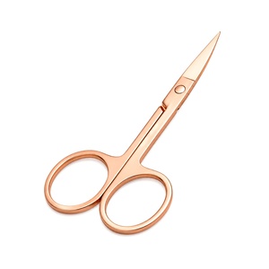 Tijeras para Cejas de Acero Inoxidable de Primera Calidad a Precio Económico, con Logotipo Personalizado y Diseño Sencillo en Venta - Product Image 1