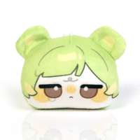 Porte-clés en peluche personnalisés en coton écologique pour la vente en gros, mini-animaux en peluche doux, design anime