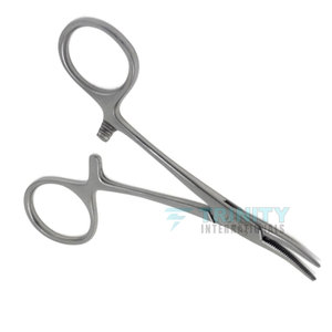 Pince hémostatique chirurgicale de précision Mosquito, courbée, réutilisable, instrument clinique - Product Image 4
