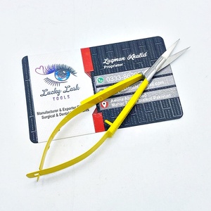 Ciseaux à ressort professionnels de haute qualité, droits et tranchants, en acier inoxydable, pour cuticules et sourcils, outils de manucure - Product Image 6