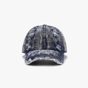 Wholesale Customization <b>Vintage</b> Washed Unstructured 3D Embroidery 100% Cotton Distressed <b>Cap</b> Original Adjustable Distressed - Product Image 1