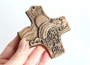 Décoration murale vintage en métal, croix chrétienne, pendentif religieux, décoration rustique pour la maison, l'église, la salle de prière - Product Image 4