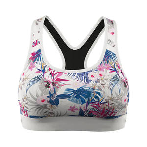 เสื้อชั้นในกีฬาแบบ Racerback สำหรับผู้หญิง ดีไซน์สายรัด ไร้โครงเสริมฟองน้ำ ระบายอากาศได้ดี เหมาะสำหรับออกกำลังกาย ฟิตเนส ยิม ขายส่งในสหรัฐอเมริกาและยุโรป - Product Image 5