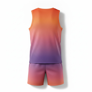 Uniforme de baloncesto sublimado personalizado, tela de malla transpirable, logotipo personalizado, uniforme de liga de baloncesto sublimado. - Product Image 2