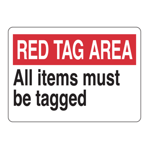 Señalización de Seguridad para el Suelo con Etiqueta Roja para Gestión Visual 5S - Product Image 2