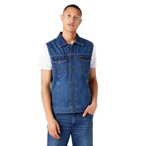 Gilet en jean personnalisé OEM/ODM |   Vestes en jean sans manches pour hommes et femmes |   Fournisseur direct de fabricants à fort volume de production - Product Image 2
