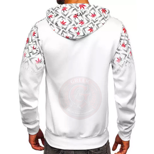 Sweat-shirt à capuche imprimé pour homme, en polyester de qualité supérieure, conçu pour les uniformes d'équipe et les vêtements promotionnels - Product Image 3