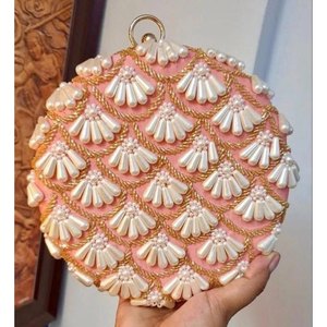 Colorful Indian Handmade Beaded Bag Luxury Ethnic Craft Durable Trendy Style Premium Eth Crystal Fashion Accessory Casual <b>Purse</b> - Product Image 1