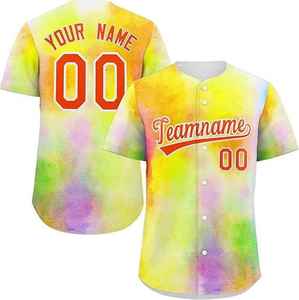 Uniforme de Béisbol Personalizado, Talla Grande, 100% Poliéster, Camisetas de Béisbol al por Mayor, Camisetas de Béisbol y Sóftbol - Product Image 4