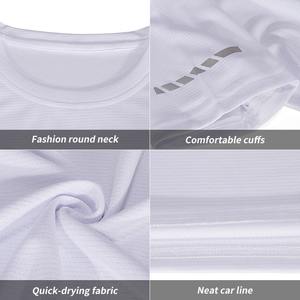 Conjunto Deportivo de 2 Piezas para Hombre, Camiseta y Pantalones Cortos de Gimnasio, 100% Poliéster, Ropa Deportiva de Verano - Product Image 5