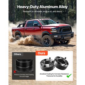 Kit di Sollevamento Anteriore da 3 Pollici per Silverado 1500 2WD/4WD 2007-2024 e per Sierra 1500 2WD/4WD (Nuovo Stile Carrozzeria) - Telaio Livellato - Product Image 6