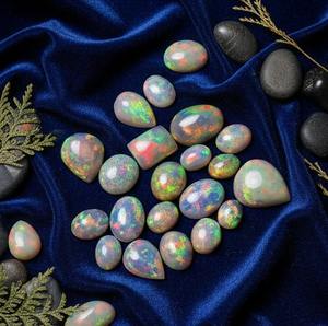 Pierres de jaspe naturel de qualité supérieure, polies à la main, cabochons en vrac, formes variées pour la fabrication de bijoux GRV Jewelry Third - Product Image 1