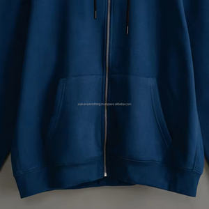 Nuevo estilo de los hombres sudaderas con capucha personalizadas de pantalla impresa de alta calidad precio barato Sudadera con capucha de ajuste Regular a medida YKK Zip Up sudaderas con capucha para hombres - Product Image 3