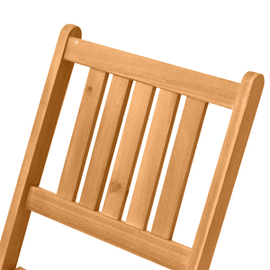 Set Bistrot da Esterno in Legno di Acacia, Mobili da Giardino in Materiale PE, Arredamento Versatile per Esterni - Product Image 5