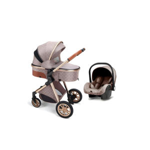 Cochecito de bebé premium de alta gama con posiciones de asiento ajustables - Product Image 1