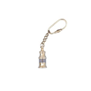 Porte-clés nœud Tarbuck en laiton massif de qualité supérieure, fait main, style nautique marin, pour hommes, porte-clés décoratif antique en laiton - Product Image 2