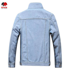 Chaqueta Vaquera Personalizada de Primera Calidad Ryan Pro Gear para Hombre, Cierre de Botones, Diseño Acolchado de Secado Rápido con Bolsillos - Product Image 4