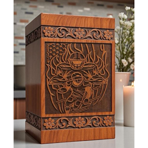Custom Engraved Wooden Resin Urn <b>Box</b>: <b>Pet</b>/Human <b>Memorial</b> Keepsake urn <b>Memorial</b> Keepsake by AYAANS - Product Image 1