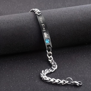 Fashion Men <b>Watch</b> Set Gift 2 Pcs / Set <b>Black</b> Mens Quartz <b>Watch</b> With Bracelet - Product Image 5
