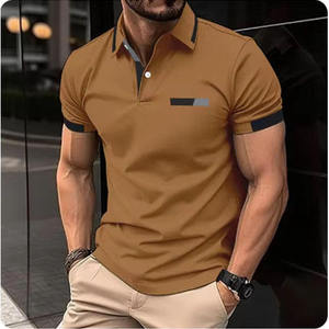 Nouveaux polos pour hommes de style tendance, sur mesure, couleur personnalisée disponible - Product Image 1