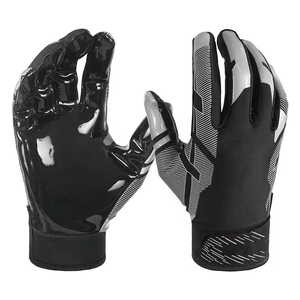 <b>Full</b> Finger Breathable Sports Gloves Black White Non <b>Slip</b> Polyester Lycra Pull on Unisex All Seasons - Product Image 2