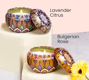 Porte-bougies votives en fer avec couvercles - Contenants vides pour la fabrication de bougies, décoration intérieure, Noël et Pâques - Product Image 3